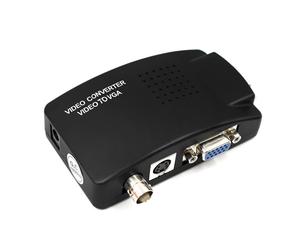 Convertitore di uscita VGA, da video composito AV S a VGA, facile da installare, supporta la funzione di fermo immagine, design compatto per l'uso in