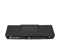 Convertitore Digitale, 4 porte DP KVM Switch Box In 1 Out Displayport USB2.0 HUB Switcher 4x1 Computer Host Share Monitor Mouse Tastiera Stampante