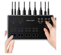 Convertitore Digitale, Commutatore video streaming HD60 con 4 ingressi, cattura 1080P, commutazione senza interruzioni for la produzione multi-camera e lo live