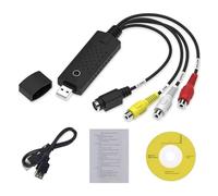 Convertitore digitale USB 2.0 Video Grab Card Con Cavo di Estensione Supporto Del Cavo Per 7 8 10 Video DVR