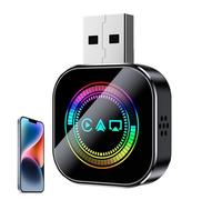 Convertitore display per auto - Dispositivo Plug and Play senza ritardo, adattatore per mirroring senza fili, interfaccia tra cellulare e auto, trasmissione del segnale ad alta velocità con riga reale