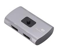 Convertitore DisplayPort Bidirezionale 4K 60Hz, 2 in 1 | Switcher KVM Doppio, Adattatore Selettore Porte, Effetti 3D