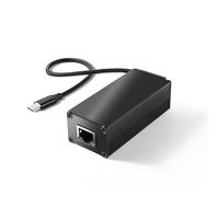 Convertitore Driver REVODATA da 25W Gigabit PoE a USB-C per Telefono/Tablet, Uscita di Alimentazione PoE a Type-C con Ethernet 2 in 1, uscita adattiva 5V/9V/12V/15V/20V, Plug & Play (GPD2CAT-20V)