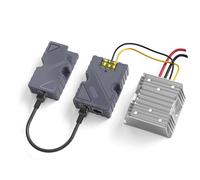 Convertitore Ethernet multitensione 12V / 48V con integrazione apparecchiature satellitari e rete Adattatore alimentazione rete in alluminio