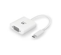 EWENT ADATTATORE USB TYPE-C A VGA 0,15MM EC1050