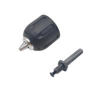 Convertitore for mandrino autoserrante preciso da 0,8-10 mm Adattatore for cambio rapido filettato 3/8"- 24UNF SDS-Plus Gambo 1/4" Esagonale (Color : Chuck and SDS PLUS)