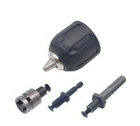 Convertitore for mandrino autoserrante preciso da 0,8-10 mm Adattatore for cambio rapido filettato 3/8"- 24UNF SDS-Plus Gambo 1/4" Esagonale (Color : 4pcs set)