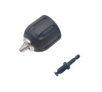 Convertitore for mandrino autoserrante preciso da 0,8-10 mm Adattatore for cambio rapido filettato 3/8"- 24UNF SDS-Plus Gambo 1/4" Esagonale (Color : Chuck and Hex Shank)