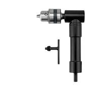 Convertitore for trapano ad angolo retto 0,8-10 mm 1-10 mm Adattatore angolare for trapano elettrico Attacco mandrino a tre griffe con chiave(Drill-Chuck-Metal)