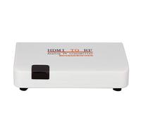 Convertitore HDMI a RF Coassiale, Adattatore Modulatore per TV Analogica con Telecomando, Compatibile con DVD, Console di Gioco, Set-top Box, Alimentazione a Spina UE