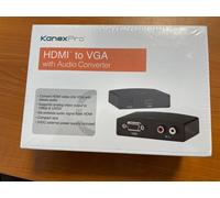 Convertitore HDMI a VGA KanexPro con estrattore audio in limentatore conf...