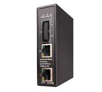 Intellinet Convertitore Industriale Fast Ethernet a fibra ottica su guida DIN