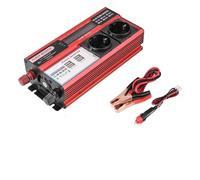 Convertitore inverter 4000 W 3000 W, trasformatore DC 12 V a AC 220 V 230 V, con 4 USB spina UE di ricarica, con display a LED, per telefono camper auto, inverter convertitore (12 V 4000 W)