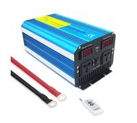 Convertitore Inverter A Onda Sinusoidale Pura Da 2500 W/5000 W Con Display Digitale A LED E Telecomando Da 12 V/24 V A 220 V/110 V In Corrente Alternata(12V,60Hz,US 110V)