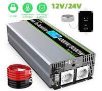 Convertitore inverter a onda sinusoidale pura da 8000 W CC 12 V/24 V a CA 230 V con inverter di carica per auto RC e doppio USB