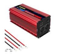 Convertitore Inverter Di Potenza A Onda Sinusoidale Pura Da 6000 W, Da CC 12 V A CA 230 V 240 V 50 Hz, Adattatore Per Auto Con Presa UE E Display A LED Power Inverter(7000W EU)