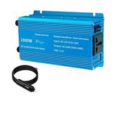 Convertitore Inverter Potenza A Onda Sinusoidale Pura 1000W/1500W/2200W CC 12V/24V A CA 220V Convertitore Tensione Per Auto Doppia Carica USB Adattatore 50Hz/60Hz Power Inverter(12V,1000W 60Hz UNI)