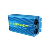 Convertitore Inverter Potenza A Onda Sinusoidale Pura Convertitore Potenza A 2 Prese Congelatore/bollitore/ventilatore Alimentazione Elettrica Domestica Da 4000 W(12V,220V-240V EU,5000W peak)