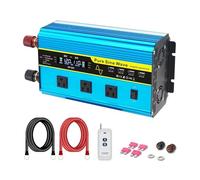 Convertitore Inverter Potenza Da 6000 W Ingresso Onda Sinusoidale Pura CA 100V 110V Convertitore Potenza CC 12V/24V 60Hz Campeggio All'aperto/sistema Fuori Rete(B 4000W peak,DC12V,AC100V-110V)