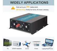 Convertitore inverter solare a onda sinusoidale pura da 1500 W 24 V 220 V Power Bank Convertitore inverter da pannello solare 12 V/36 V/48 V/110 V CC a 120 V/230 V/240 V CA