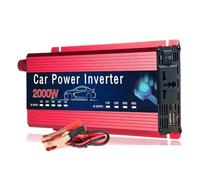 Convertitore Inverter Solare Universale Da 12 V 220 V Con Doppia Porta USB 500 W 1500 W 2000 W Per Telefono IPad Laptop Auto Invertitore(2000W)