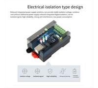 Convertitore isolato di livello industriale da USB a RS232/485 su rotaia