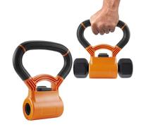 Convertitore kettlebell regolabile per bodybuilding, impugnatura universale con peso variabile, adattatore per manubrio rimovibile, dispositivo fitness da viaggio, impugnatura ergonomica antiscivolo