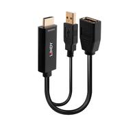 Convertitore - LINDY - 38289 - 2x HDMI maschio - 1x DisplayPort femmina - Nero