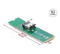 Convertitore M.2 Key M a SFF-8654 4i PCIe 4.0 NVMe Delock