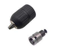 Convertitore mandrino autoserrante preciso da 2-13mm adattatore for cambio rapido filettatura 1/2 "-20UNF adatto for SDS adatto for gambo Plus 1/4" esagonale (Color : Chuck and Adapter)