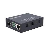 Convertitore Medi 10G di dimensioni standard, 1x 100M/1G/2.5G/5G/10GBase-T RJ45 a 1x 10GBase-X SFP+ Slot, 10Gigabit rame UTP Ethernet 10 Gbps Gbit convertitore in fibra ottica - 1pc