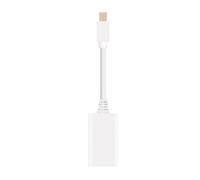 Convertitore Mini DP a HDMI Nanocable Bianco 15cm Passivo RoHS Convertitore Mini DP a HDMI Nanocable Bianco 15cm Passivo RoHS