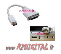 CONVERTITORE MINI DVI / DVI 24+1 FEMMINA M/F MONITOR MAC MACBOOK ADATTATORE