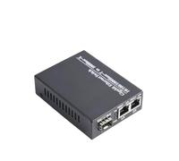 Convertitore multimediale Gigabit SFP 1 SFP a modulo transceiver RJ45 1/2/4/8 Switch in fibra ottica 10/100/1000M(1 SFP to 2 RJ45)