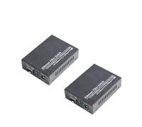 Convertitore multimediale Gigabit SFP da 1 SFP a 4 transceiver RJ45, switch in fibra ottica 10/100/1000M(2PCS)