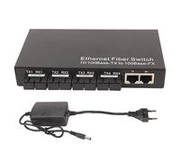 Convertitore multimediale in fibra Ethernet 25 km Porta SC 10 100 Mbps | Estendi le reti Ethernet con un convertitore Fibre-Ethernet sulle postazioni desktop con il Plug-and-Play.