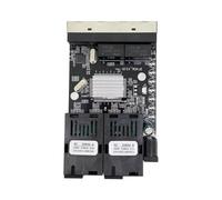 Convertitore multimediale in fibra singola con tecnologia Reverse Power Over Ethernet con portata 20 km e convertitore con tecnologia Reverse Power Over Ethernet a 4 porte RJ45
