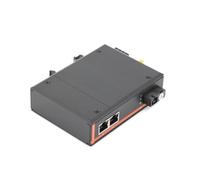 Convertitore multimediale industriale Gigabit 10/100/1000 Mbps monomodale 1/2 fibra a 1/2/4/8 porte RJ45 UPC/APC SC A/B/A+B 20 km(1 SC to 2 RJ45)