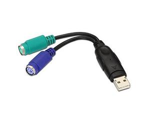 Convertitore nanocavo PS/2 a USB femmina/maschio