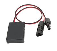 Convertitore Pannello Solare con USB e Type-C, Stabilizzatore di Tensione per Caricabatterie Auto e Ricarica Telefono, Regolatore Alimentazione 12V-24V DC