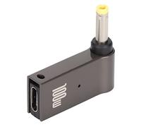 Convertitore PD da 100 W da 4,0 X 1,7 Mm a Tipo C con Chip Adattatore di Ricarica Rapida Design Compatto in Lega di Alluminio per Laptop da Viaggio in Ufficio