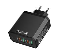 Convertitore per Europa - 2USB+2PD Presa da Viaggio Europea | Ricarica Rapida QC3.0 4 in 1 per Aeroporto Studio all Estero Hotel Crociera Viaggi con Interfacce Multiple
