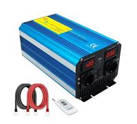Convertitore Per Inverter A Onda Sinusoidale Pura Controllo Remoto Intelligente Per Esterni Invertitore Potenza 4kW-7kW DC12V/DC24V AC220V 230V Invertitore(12V,5000W remote)