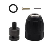 Convertitore per mandrino senza chiave da 0,8-10 mm 3/8-24UNF Adattatore per punte da trapano da 1/2" Adattatore per presa quadrata per ImpactDriver