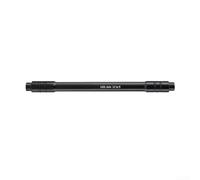 Convertitore per perno Passante 12x148mm per MTB Convertitore | Lega 7075 ultra-resistente, anelli gomma anti-vibrazione, compatibilità 142mm, colore nero opaco(12x142 to 9mm black)