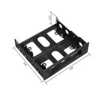 Convertitore per Staffa di Montaggio da Floppy a 5,25 Pollici da 3,5 Pollici a 5,25 Pollici per Unità Disco Floppy con Hub USB Sul Pannello Frontale