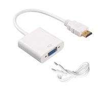 Convertitore portatile da HDMI a VGA 1080P con suono per facile plug and play configurazioni usura e resistenza alla corrosione uscita sincronizzazione
