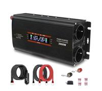Convertitore Power Inverter Convertitore Trasformatore Per Auto Solare Dual USB Display LCD DC 12V A AC 220V Convertitore Solare Auto Presa UE 1500W/2000W/2600W/3000W(3000W)
