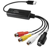 Convertitore RCA AV a USB C Adattatore Scheda Di Acquisizione Video 1 Canale AV