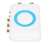 Convertitore RF modulatore HD HDM66 con ingresso uscita AV e uscita RF, supporta NTSC 1080P per la casa HD Multimedia TV ABS Materiale compatto portatile stabile S (bianco)